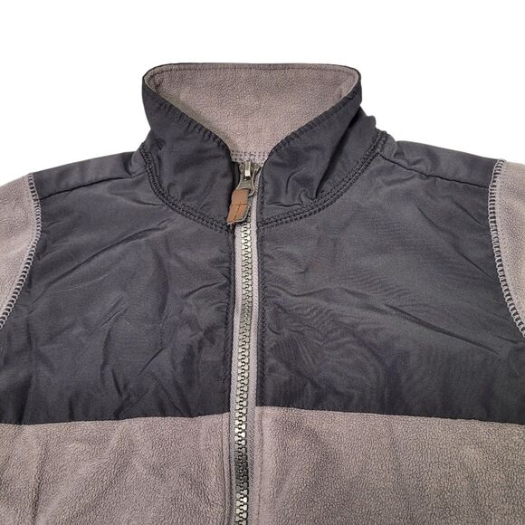 Carter's Toddler Kids Black and Gray Zip-Up Fleece Jacket Size 4T Pre-Own - Picture 2 of 11